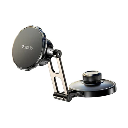 C198 360 Degree Rotation Stretchable Zinc Alloy Arms Suspension Screencar Mount Phone Holder