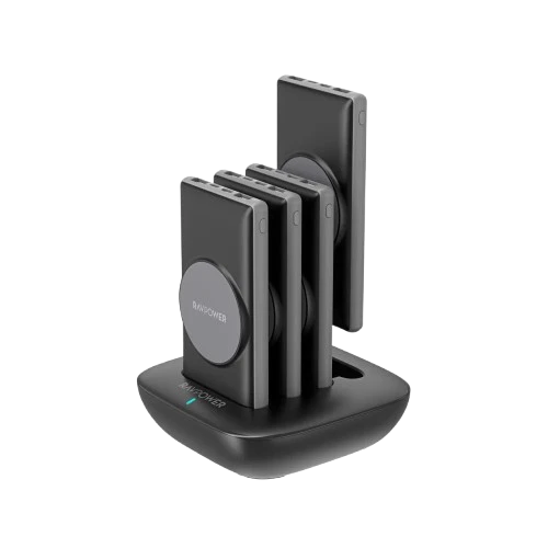 RAVPower RP-PB251 MagPower Power Bank With Station 4x10000mAh